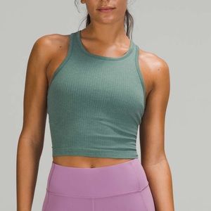 Lululemon Ebb to Street Cropped Tank sz 10